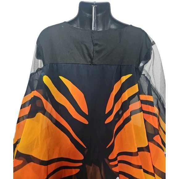 Target‎ Girls MONARCH BUTTERFLY DRESS HALLOWEEN COSTUME GIRLS SIZE Medium 8-10 - Picture 7 of 9